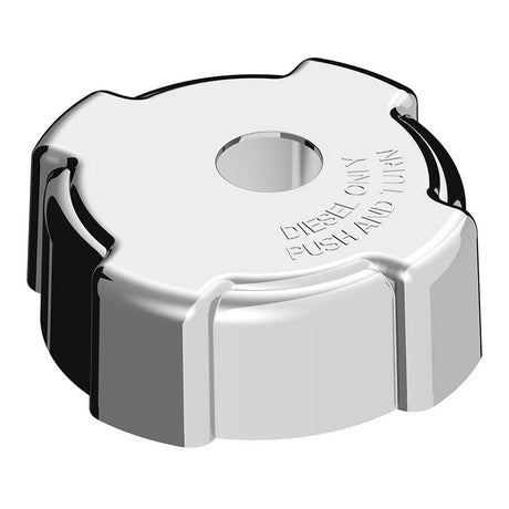 Freightliner locking fuel cap, close-up