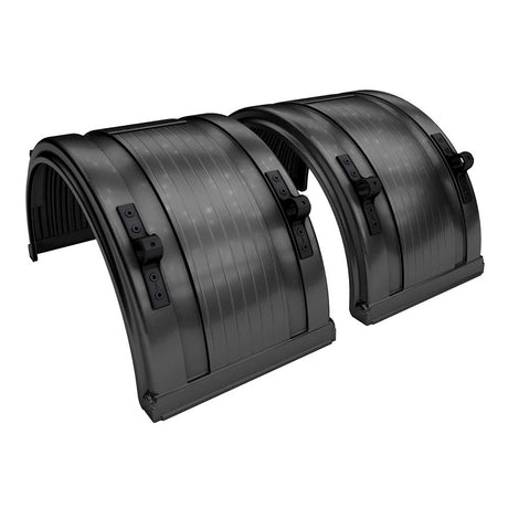 Another angle of 75" Spray master FR-22 full round poly fenders