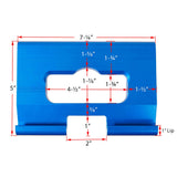 7-1/4" x 5" East Trailer J-Plate 7200LBS Aluminum Extruded Tie Down