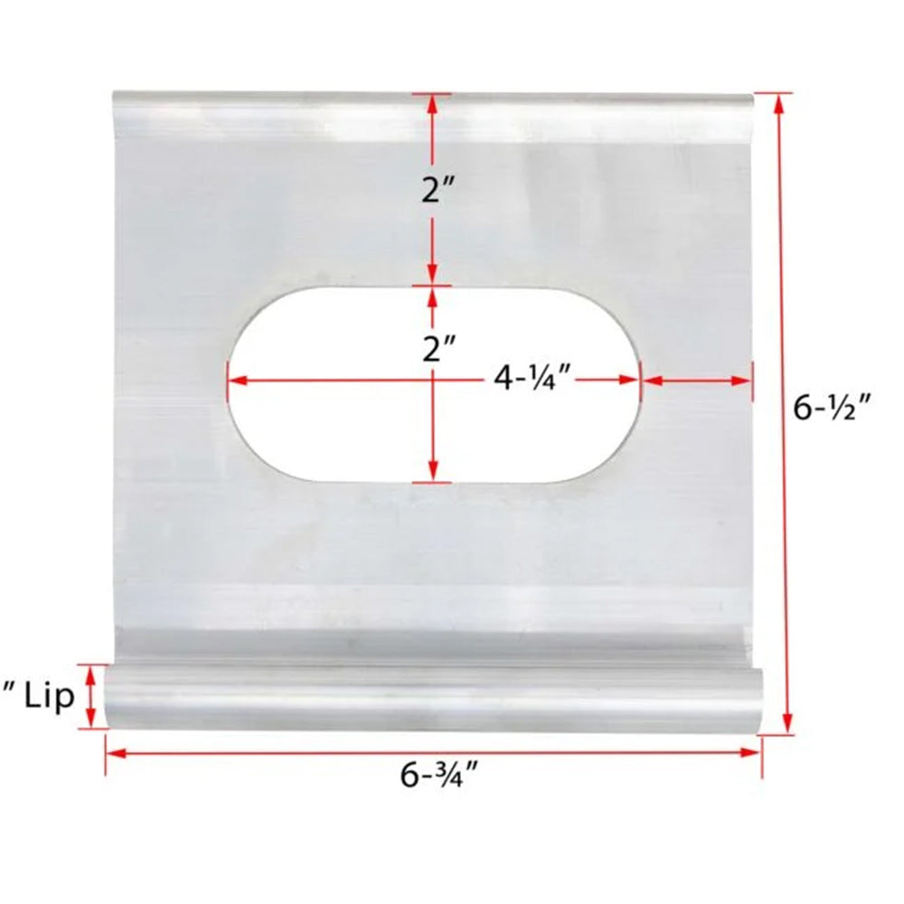 Reitnouer Trailer J-Plate Aluminum Extruded Tie-Down