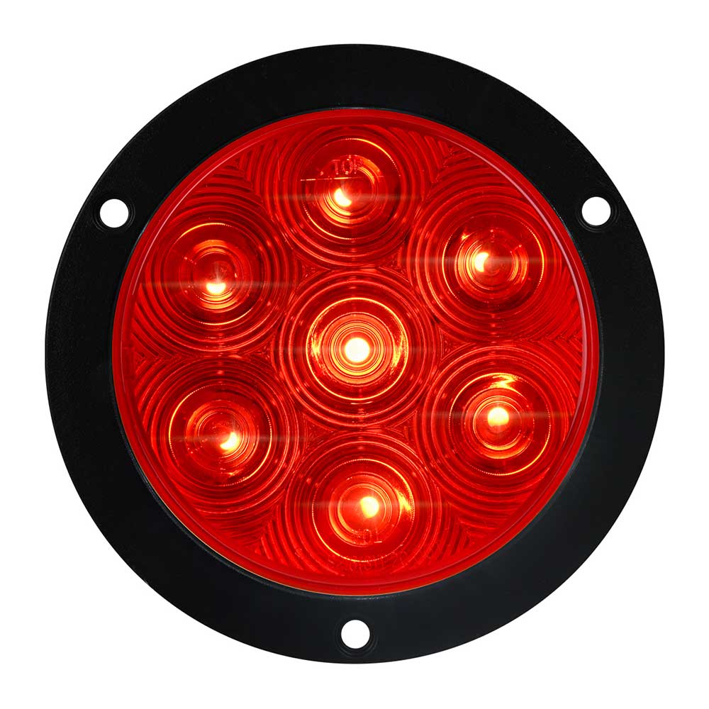 4" Highway 7 LED with Bezel Stop, Turn & Tail Light with 3 Pin Connection