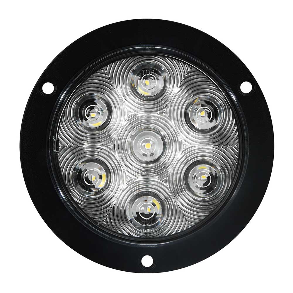 4" Highway 7 LED with Bezel Stop, Turn & Tail Light with 3 Pin Connection