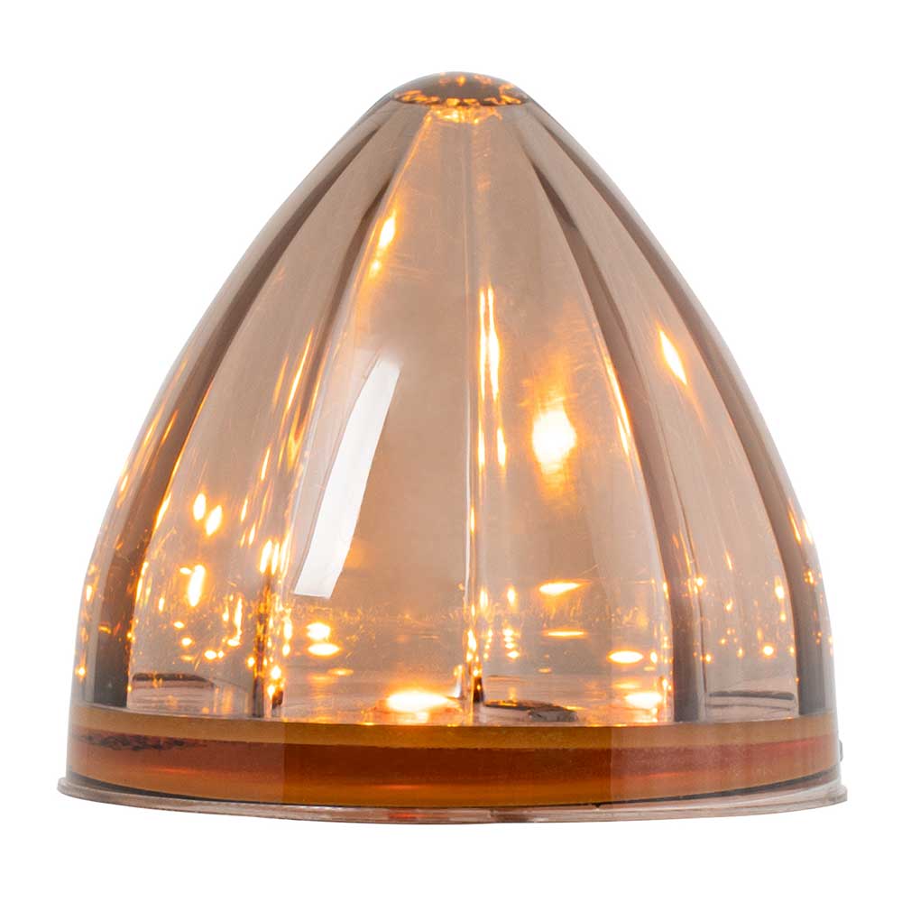 2-1/2" Watermelon LED Light in Smoke Lens