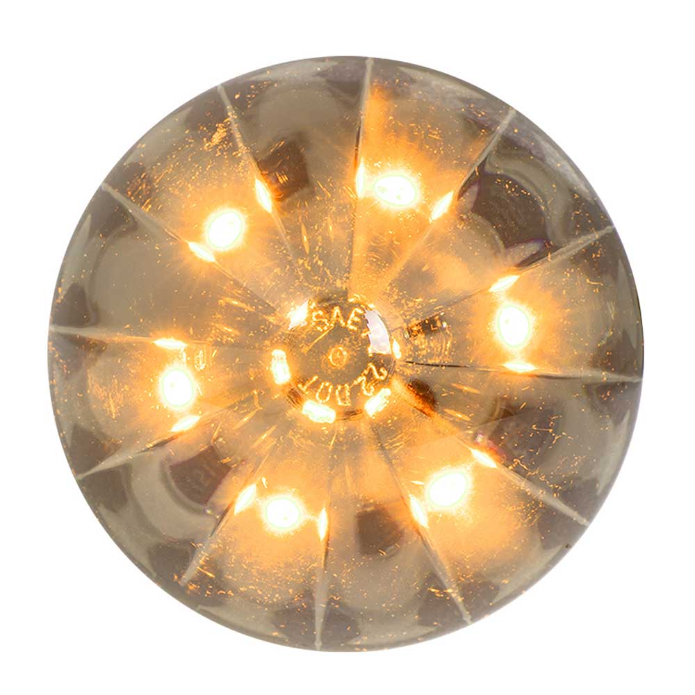 2-1/2" Watermelon LED Light in Smoke Lens