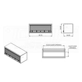 Smooth Aluminum Tool Box with Roll-Up Door 60"L