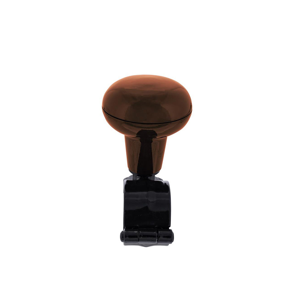 Dark Wood Steering Wheel Spinner