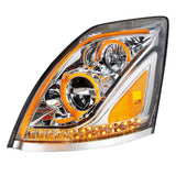 2013-2017 Volvo VN/VNL Chrome LED Headlight