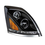 2013-2017 Volvo VN/VNL Black LED Headlight