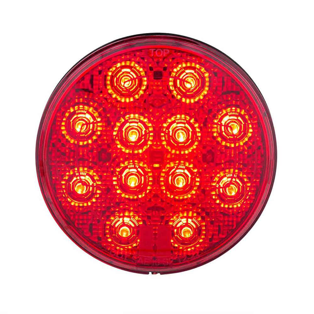 12 LED 4" Round Light with Heated Lens