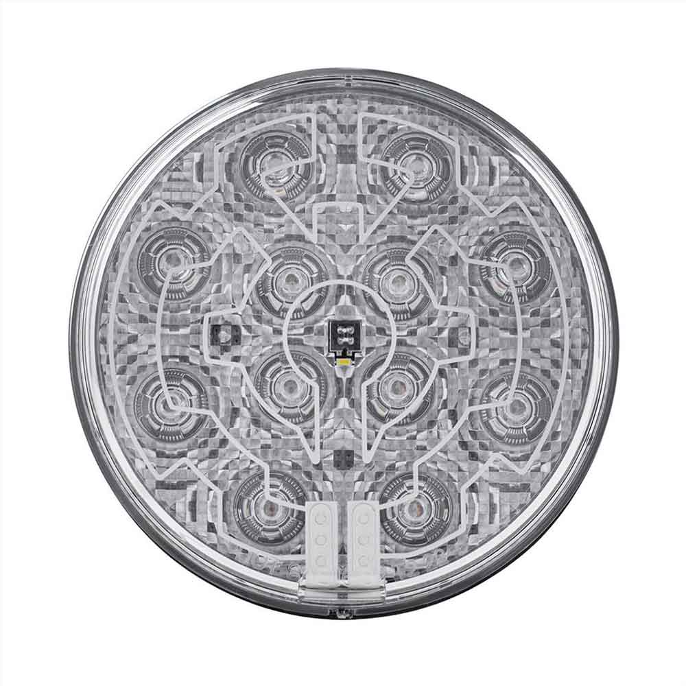12 LED 4" Round Light with Heated Lens