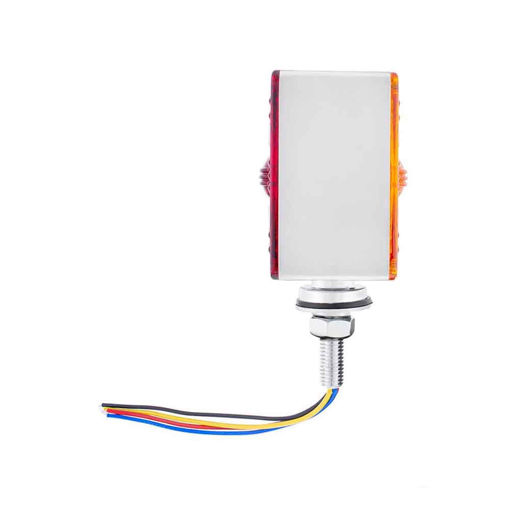 Competition Series 3" Mini Double Face light Amber/Red 48 LED and Lens
