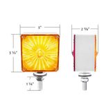 Competition Series 3" Mini Double Face light Amber/Red 48 LED and Lens