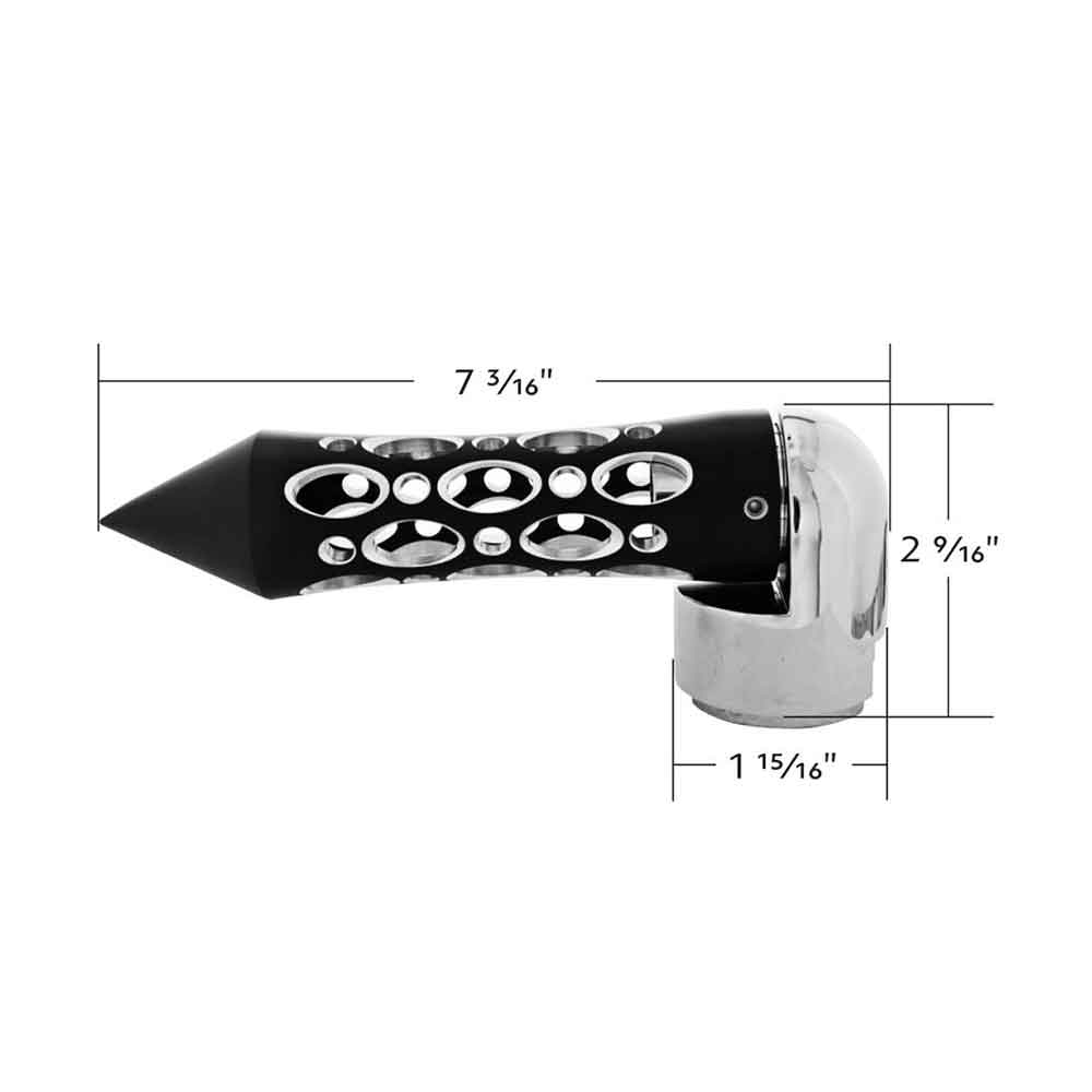 13/15/18 Speed Black Daytona Style Spike Gear Shift Knob