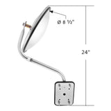 8.5" Pod Mount Convex Mirror