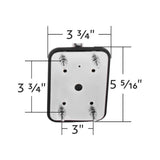 8.5" Pod Mount Convex Mirror