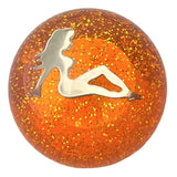 Chrome Lady Glitter Shifter Knob