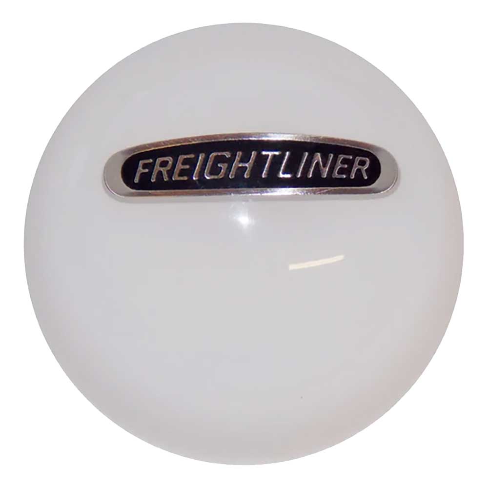 Freightliner Emblem White Shifter Knob