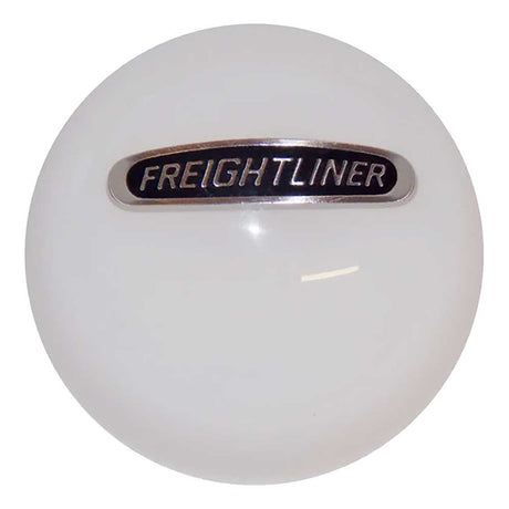 Freightliner emblem white shifter knob for semi trucks
