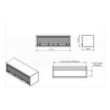 Smooth Aluminum Tool Box with Roll-Up Door 72"L