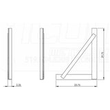 30" Aluminum L Brackets