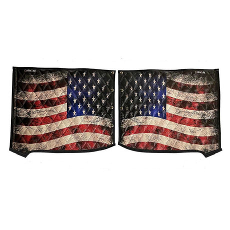 Peterbilt 388, 389 old glory fender guards for semi trucks