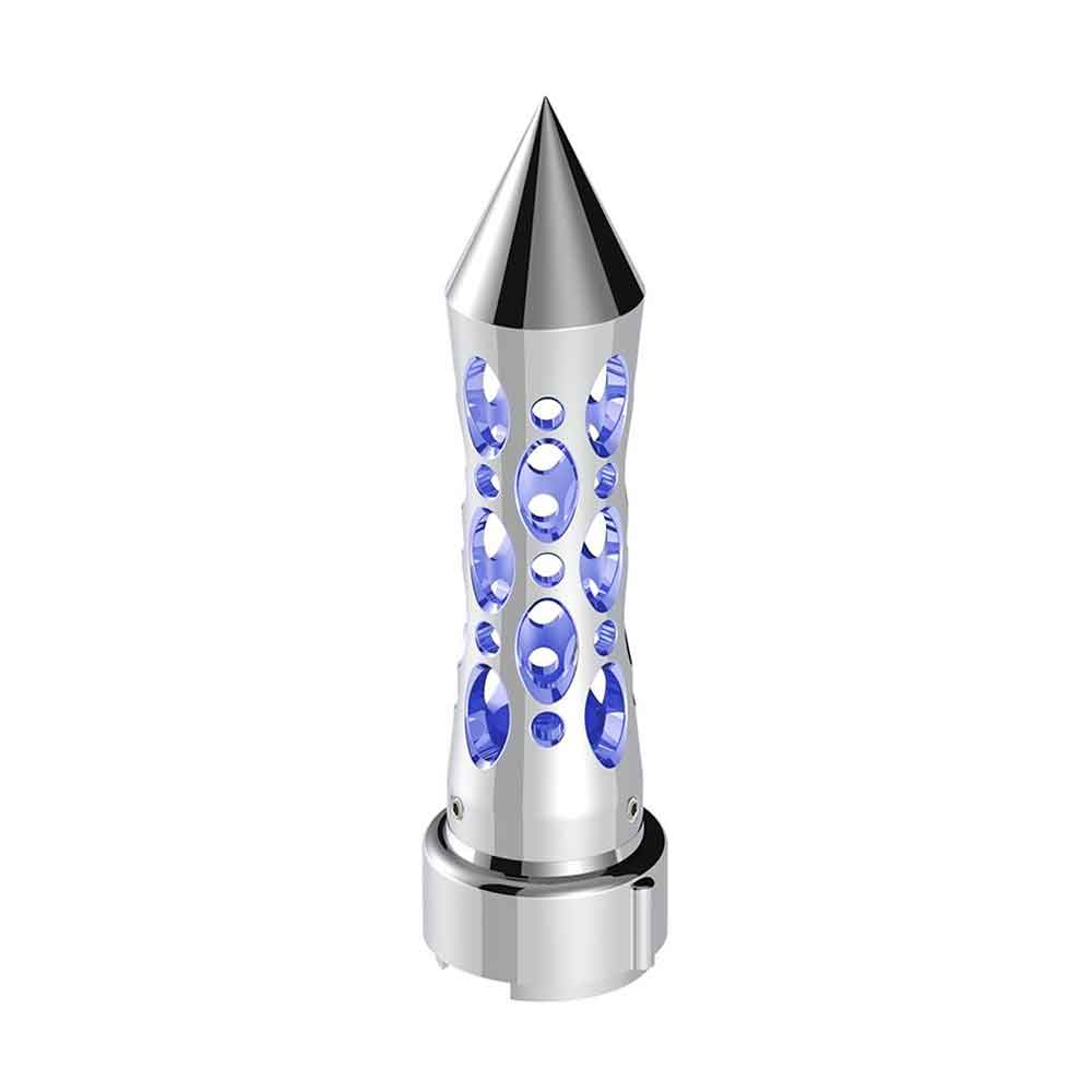 Chrome Daytona Spike 9/10 Gearshift Knob with LED