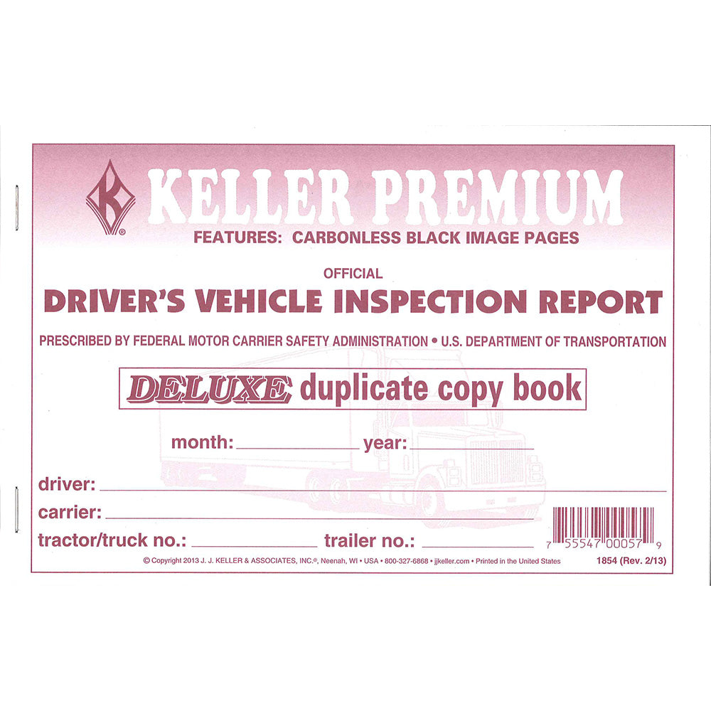 Driver's Vehicle Inspection Report (Carbonless)