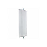6" x 16" Stainless Steel West Cost Mirror with Lower Convex Mirror