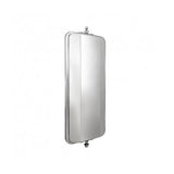 7" x 16" Heated West Coast Mirror with Lower Convex Mirror