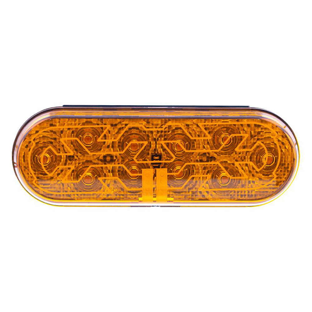 10 LED 6" Dual Function Oval Light with Heated Lens
