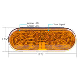 10 LED 6" Dual Function Oval Light with Heated Lens