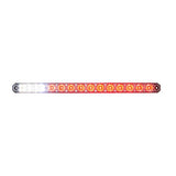 17" LED Low Profile Light Bar with Back Up Light and Clear Lens