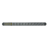 17" LED Low Profile Light Bar with Back Up Light and Clear Lens