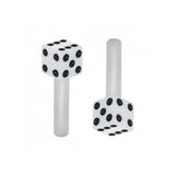 Dice Door Lock Knobs 2PK