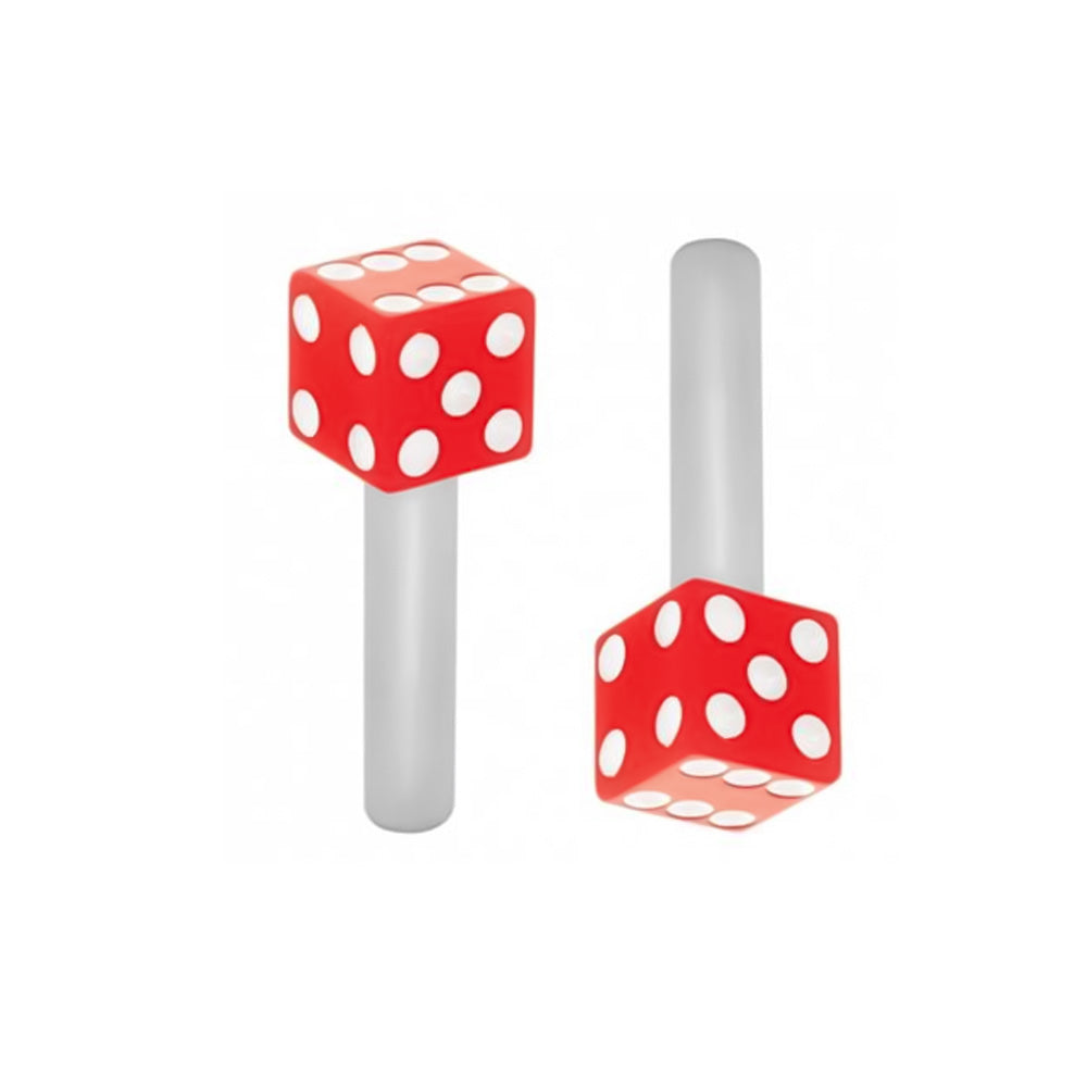 Dice Door Lock Knobs 2PK