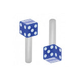 Dice Door Lock Knobs 2PK