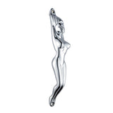 12" Chrome Lady Grab Handle