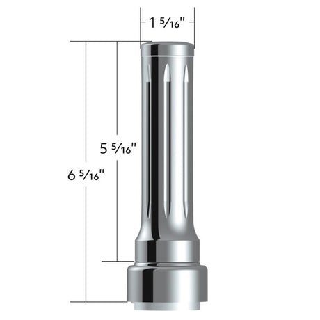 9/10 Speed chrome dallas style gear shift knob, closer view