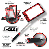 LED Inspection Mirror and Pickup Tool