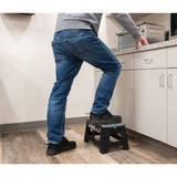 15" Extra Wide Folding Step Stool