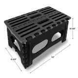 15" Extra Wide Folding Step Stool