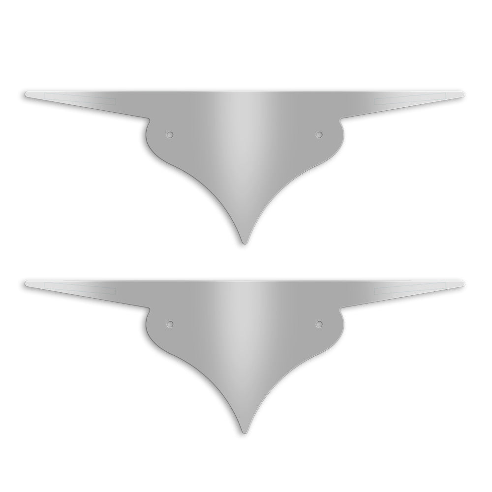 Stainless Steel Peterbilt Three Point Emblem Accent