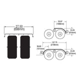 Spray Master ® SR-22 Half Tandem Fenders