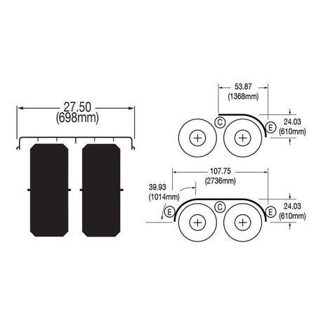 Spray master SR-22 half tandem fenders, closer view