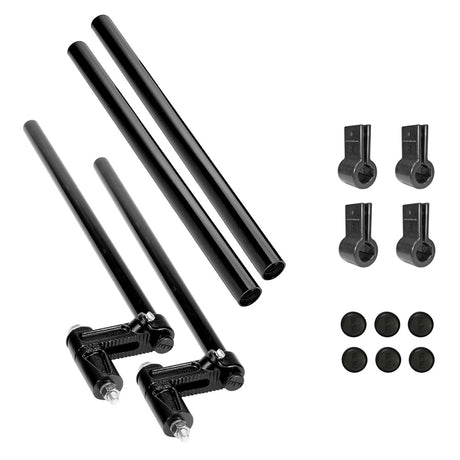 Economy center mounting kit with offset post style end mount in RoadKote finish for SR-22 fenders