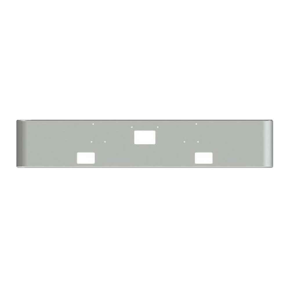 Peterbilt 378 379 16" Stainless Steel Texas Square Bumper