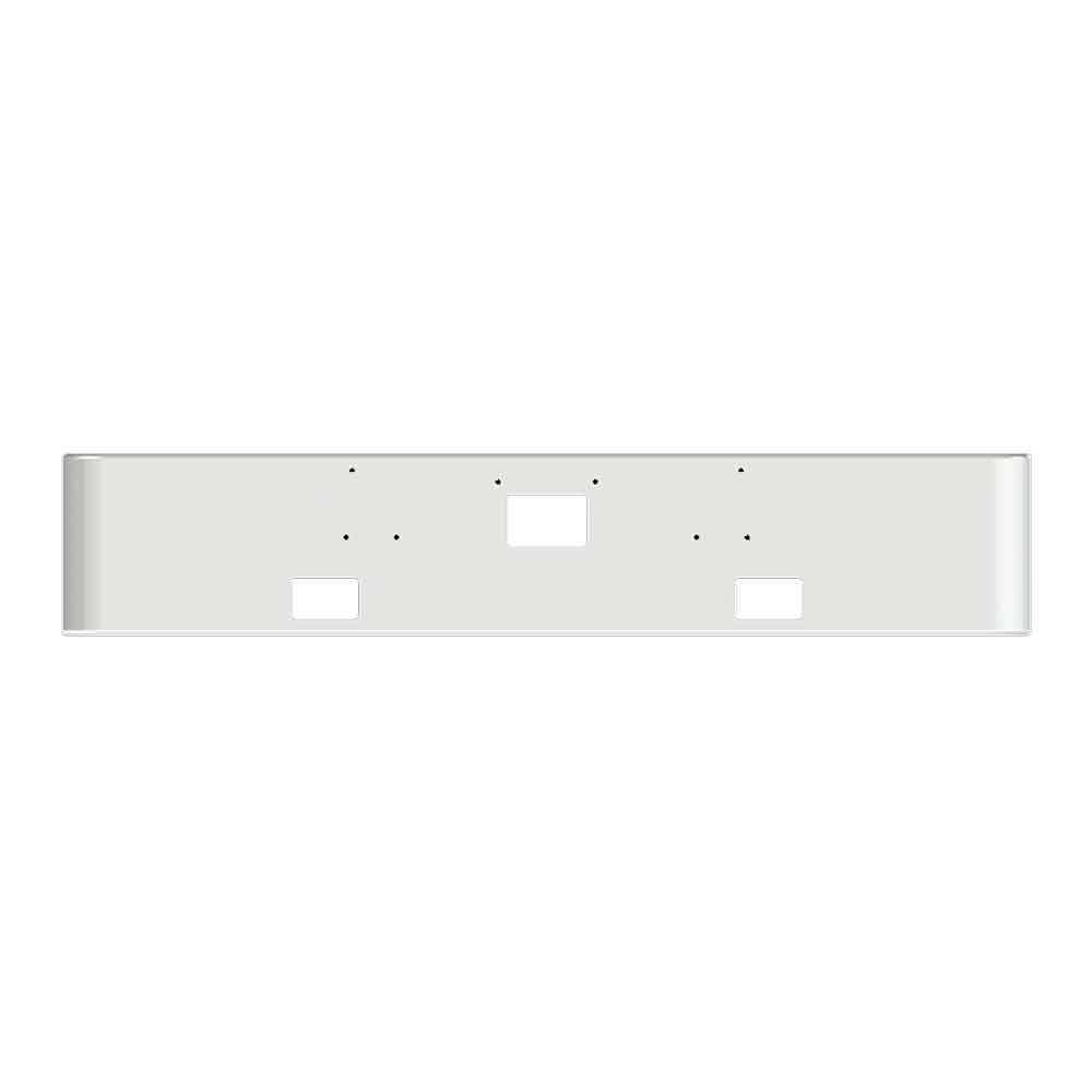 Peterbilt 379 18" Stainless Steel Texas Square Bumper