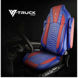 Freightliner Cascadia 33" High Back USA Flag Design Faux Leather Seat Covers