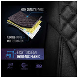 Freightliner Cascadia 33" High Back Cloth Seat Cover