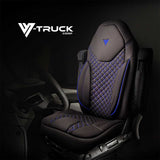 Kenworth T680, T880, W990 Black Cloth Seat Cover